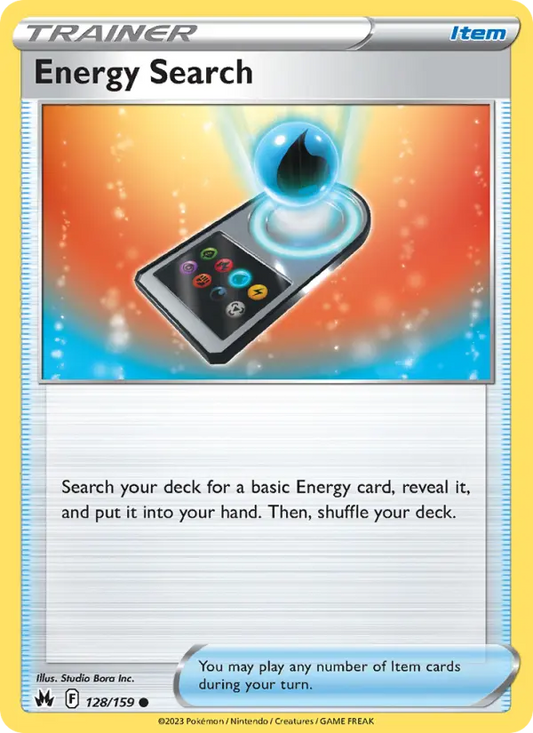Energy Search 128 Crown Zenith Pokesingles