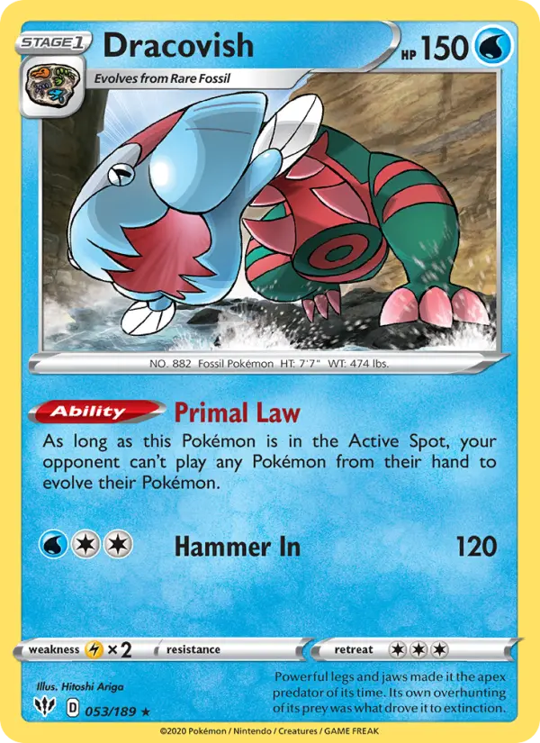 Dracovish 53 Darkness Ablaze Pokesingles