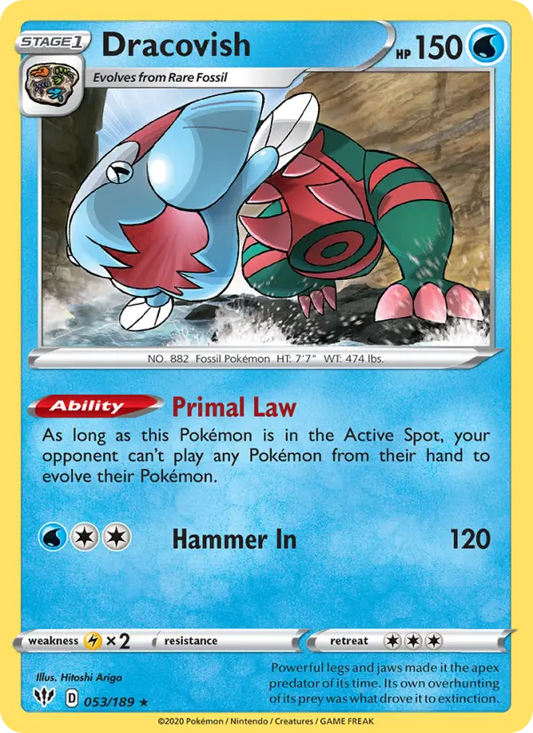 Dracovish 53 Darkness Ablaze Pokesingles