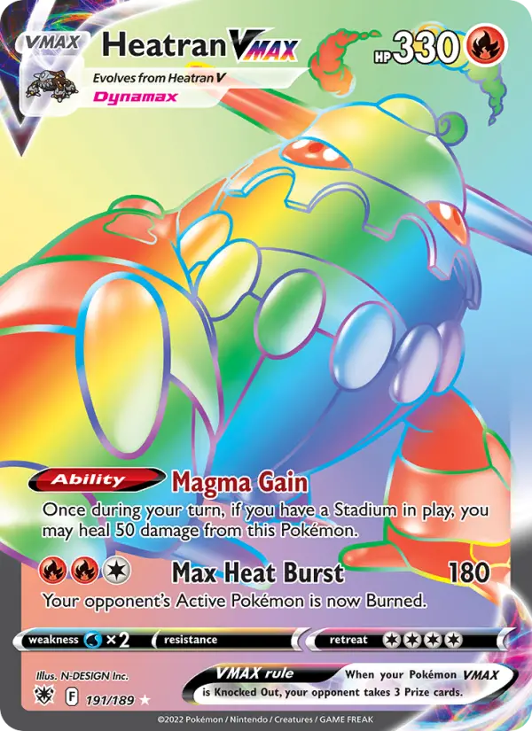 Heatran VMAX 191 Astral Radiance Pokesingles