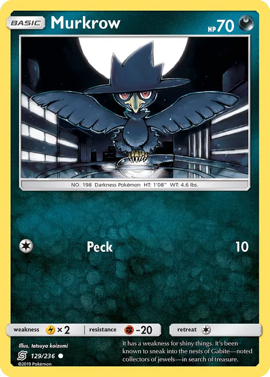 Murkrow 129 Unified Minds Pokesingles