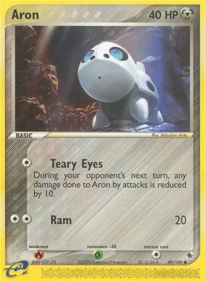 Aron 49 Ruby & Sapphire Pokesingles