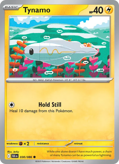 Tynamo 30 Black Bolt Pokesingles