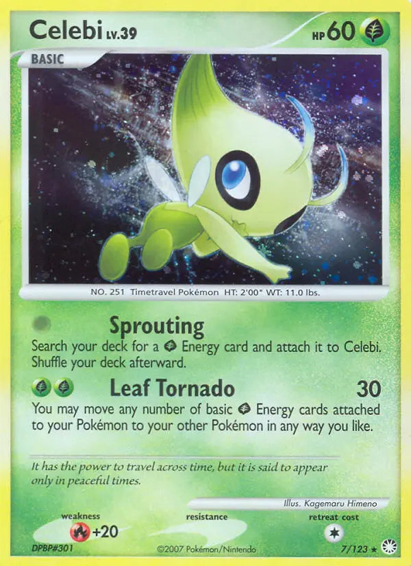Celebi 7 Mysterious Treasures Pokesingles
