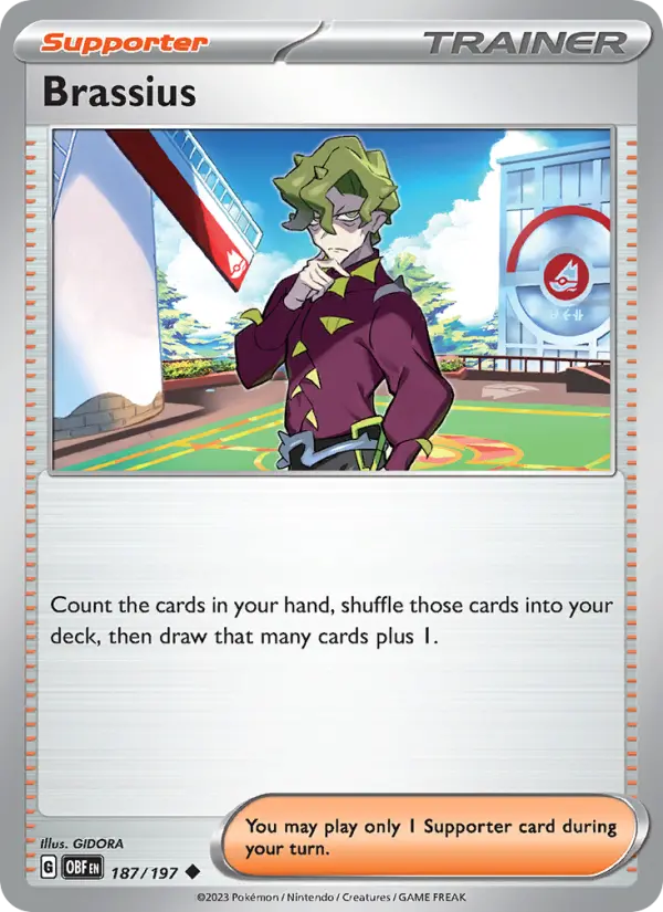 Brassius 187 Obsidian Flames Pokesingles
