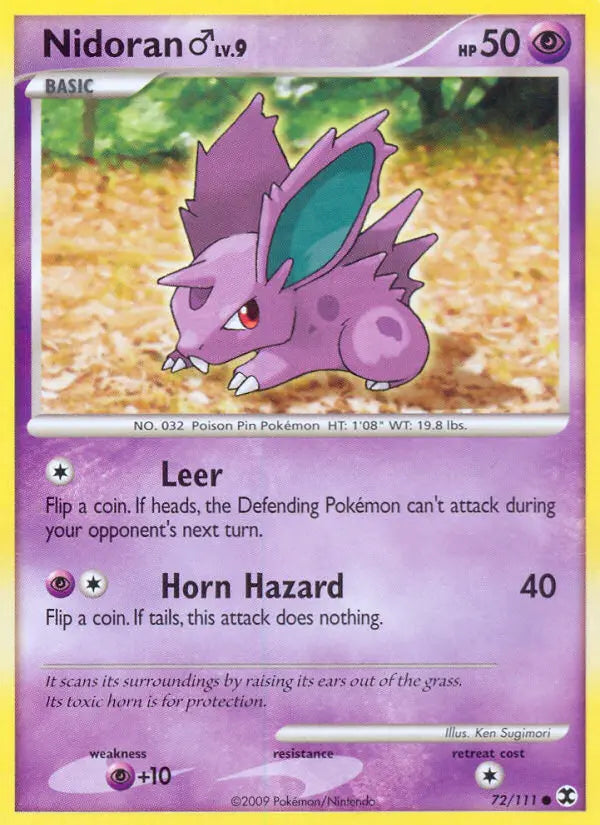 Nidoran♂ 72 Rising Rivals Pokesingles