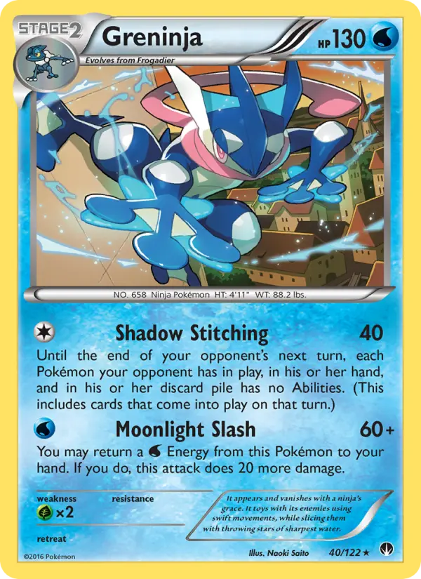 Greninja 40 BREAKpoint Pokesingles