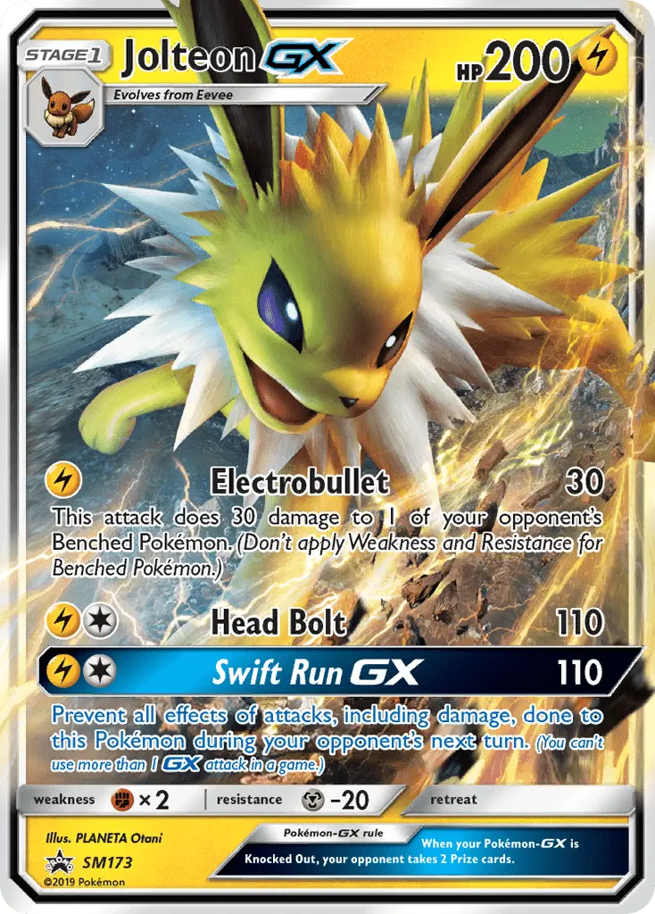 Jolteon GX SM173 SM Black Star Promos Pokesingles