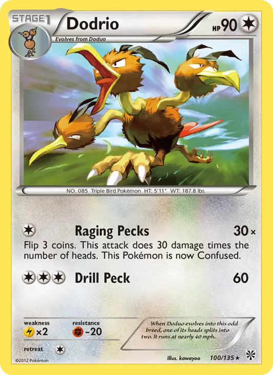 Dodrio 100 Plasma Storm Pokesingles