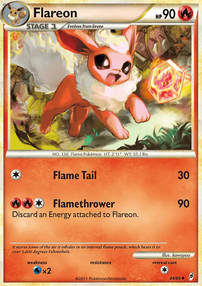 Flareon 44 Call of Legends Pokesingles