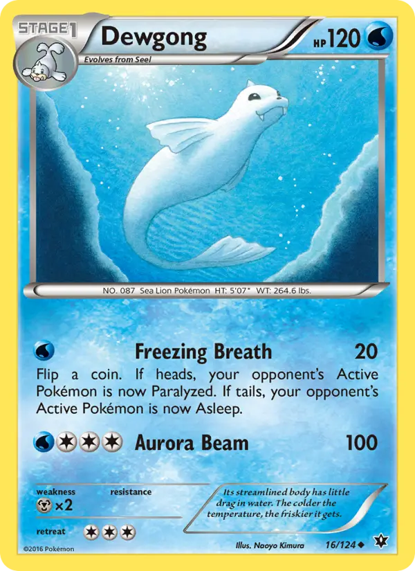 Dewgong 16 Fates Collide Pokesingles