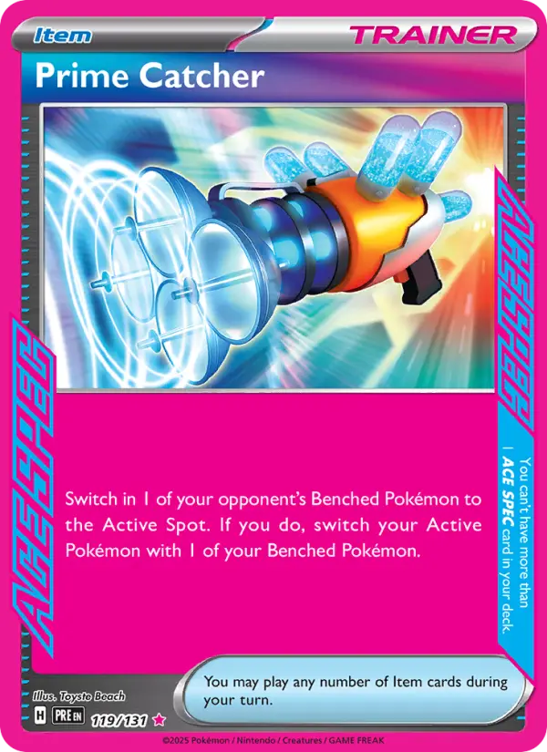 Prime Catcher 119 Prismatic Evolutions Pokesingles