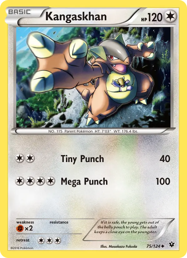 Kangaskhan 75 Fates Collide Pokesingles