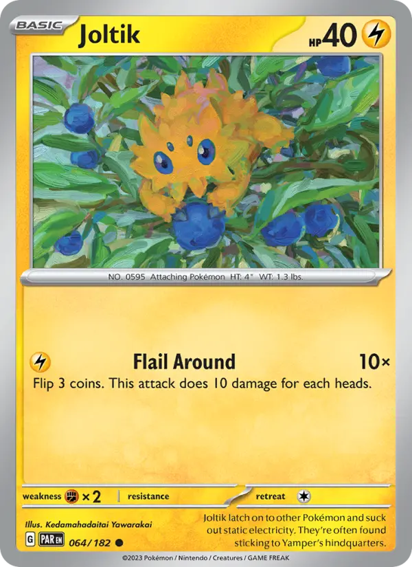 Joltik 64 Paradox Rift Pokesingles
