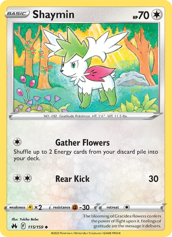 Shaymin 115 Crown Zenith Pokesingles