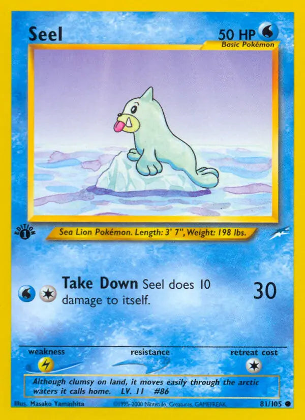 Seel 81 Neo Destiny Pokesingles