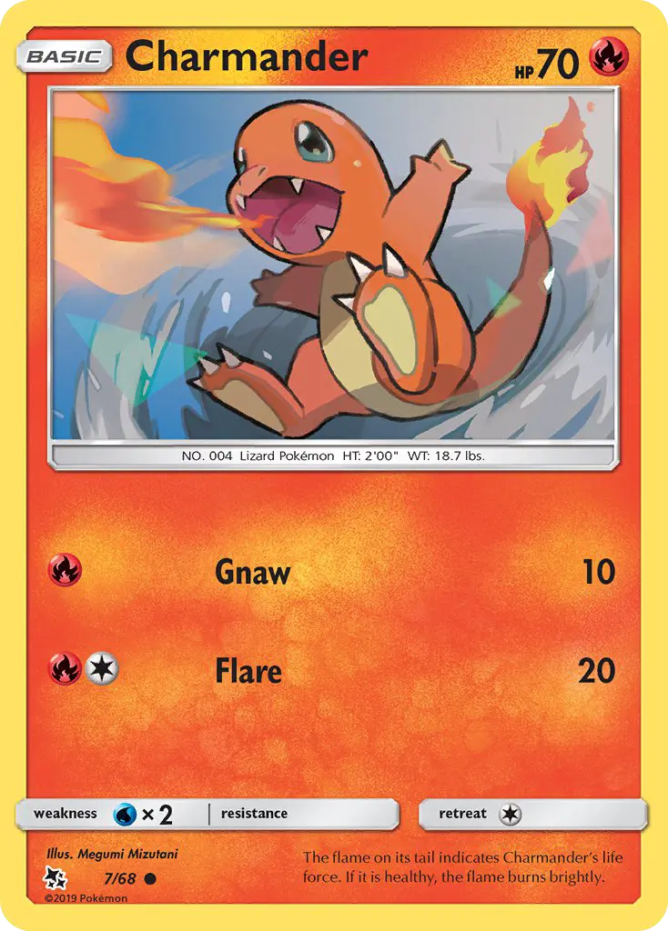 Charmander 7 Hidden Fates Pokesingles