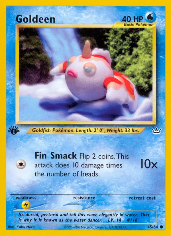 Goldeen 45 Neo Revelation Pokesingles
