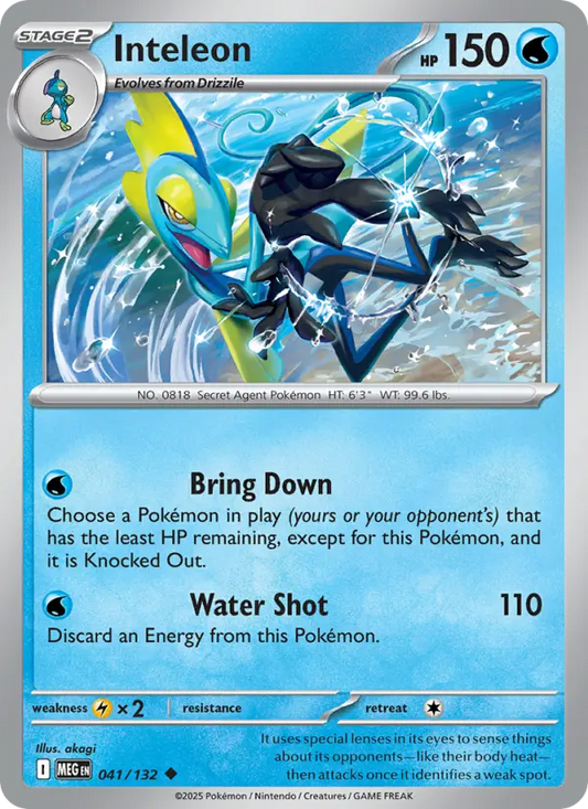 Inteleon 41 Mega Evolution Pokesingles