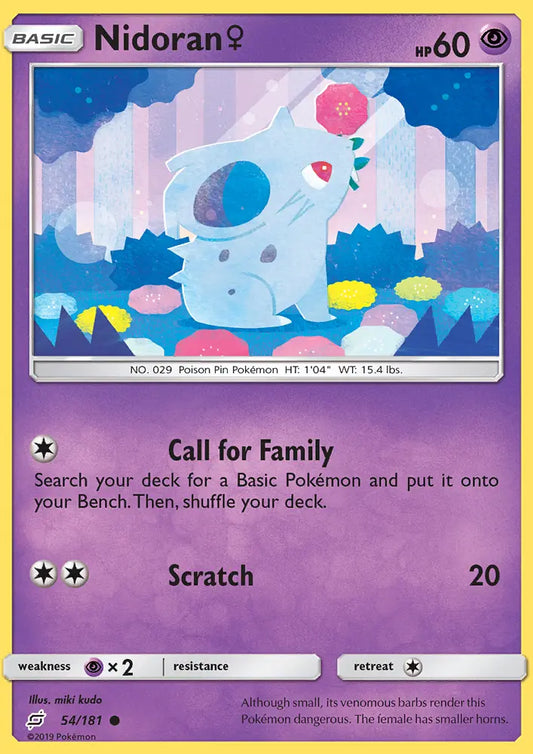 Nidoran♀ 54 Team Up Pokesingles