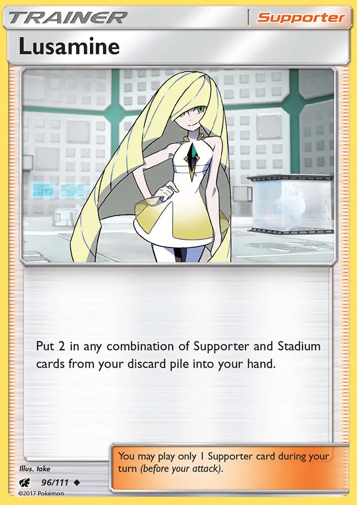 Lusamine 96 Crimson Invasion Pokesingles