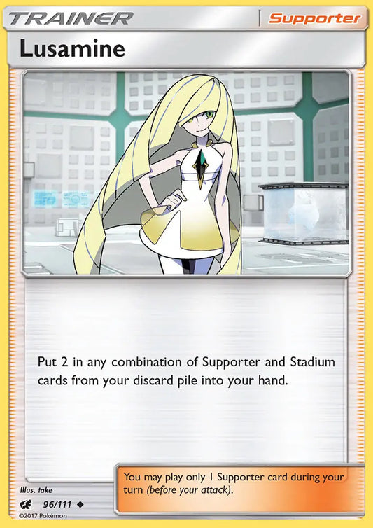 Lusamine 96 Crimson Invasion Pokesingles