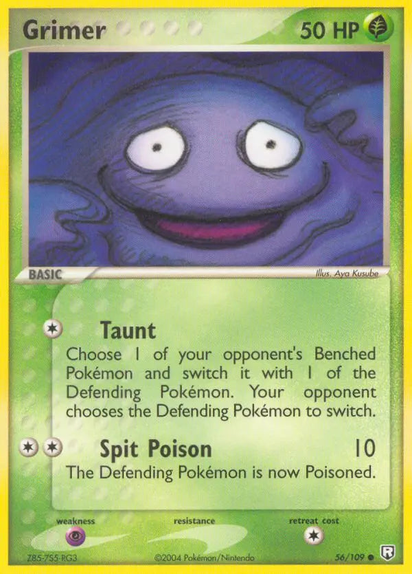 Grimer 56 Team Rocket Returns Pokesingles