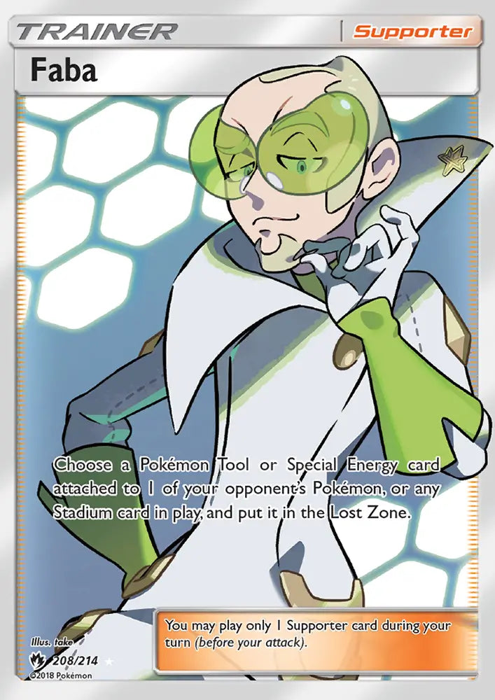 Faba 208 Lost Thunder Pokesingles