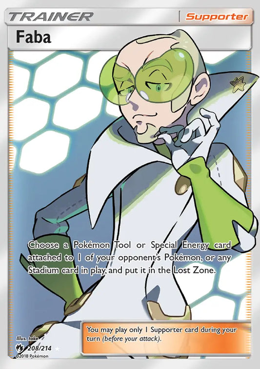 Faba 208 Lost Thunder Pokesingles