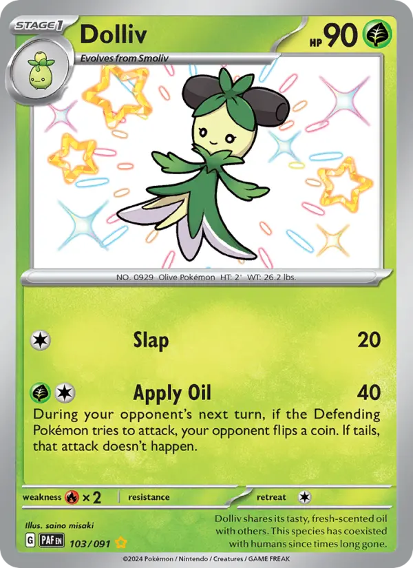 Dolliv 103 Paldean Fates Pokesingles