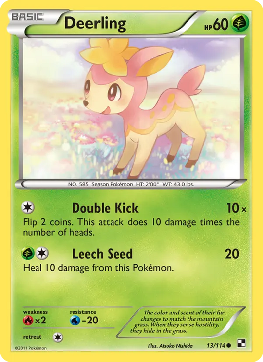 Deerling 13 Black & White Pokesingles