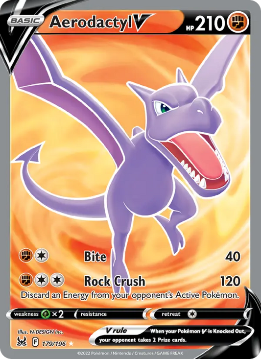 Aerodactyl V 179 Lost Origin Pokesingles