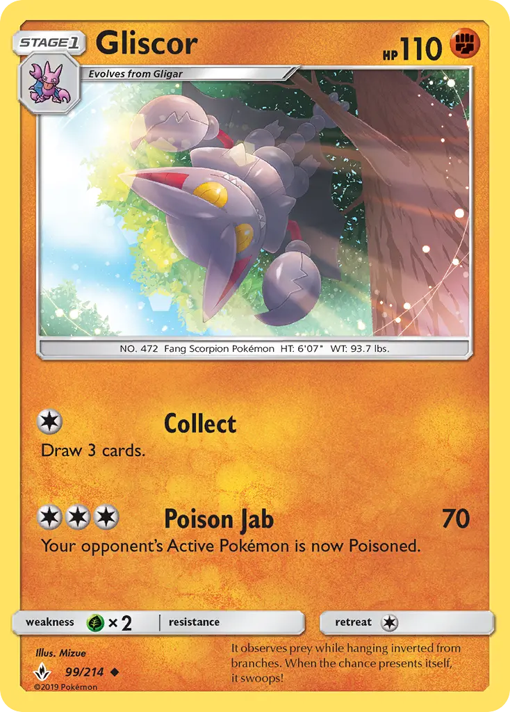 Gliscor 99 Unbroken Bonds Pokesingles