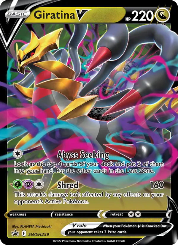 Giratina V SWSH259 SWSH Black Star Promos Pokesingles