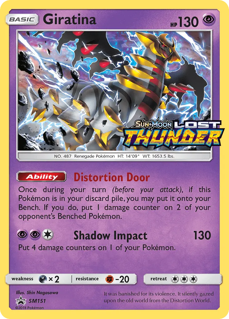 Giratina SM151 SM Black Star Promos Pokesingles