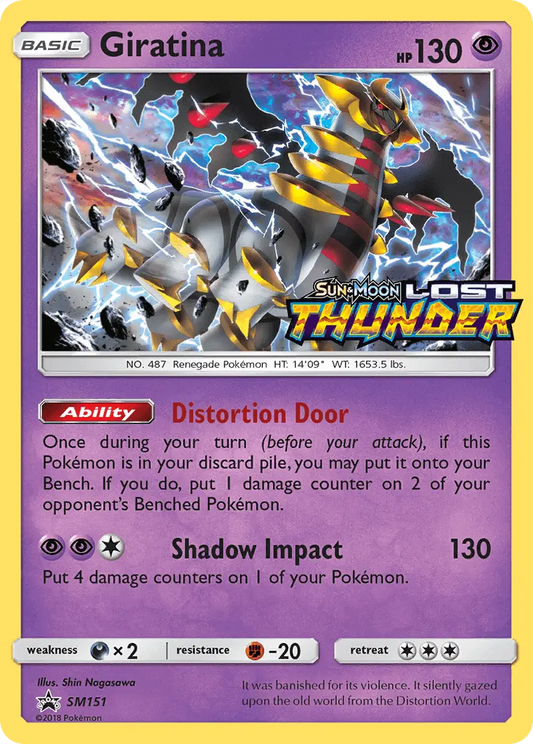 Giratina SM151 SM Black Star Promos Pokesingles
