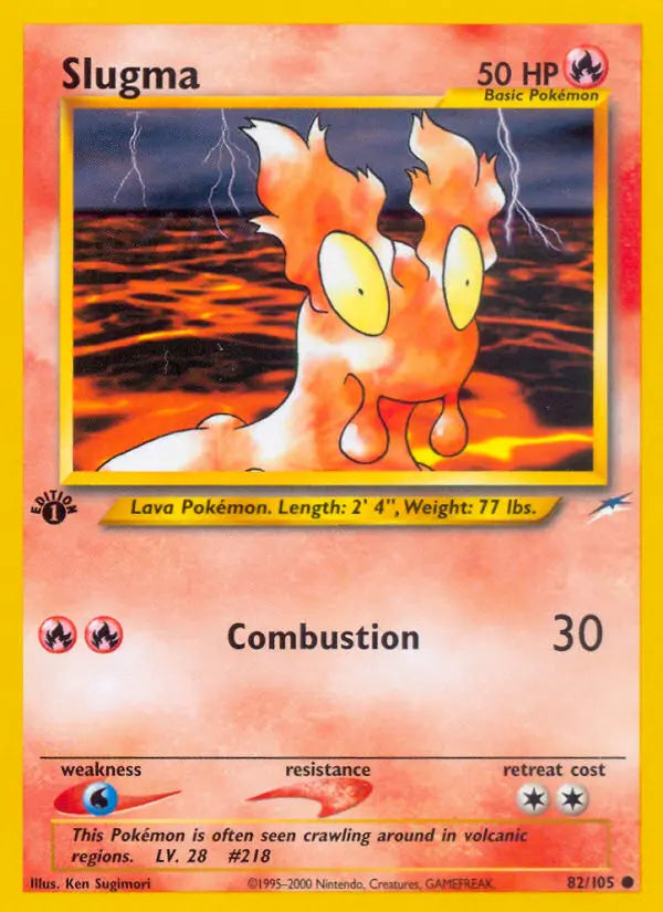 Slugma 82 Neo Destiny Pokesingles
