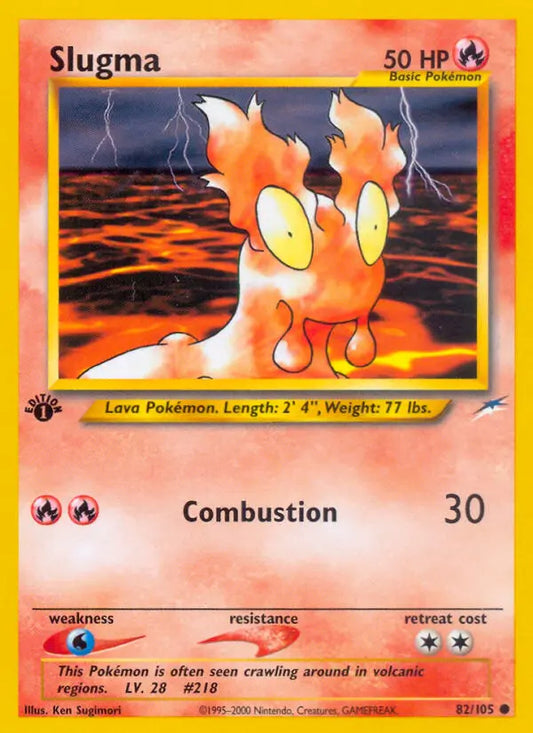 Slugma 82 Neo Destiny Pokesingles