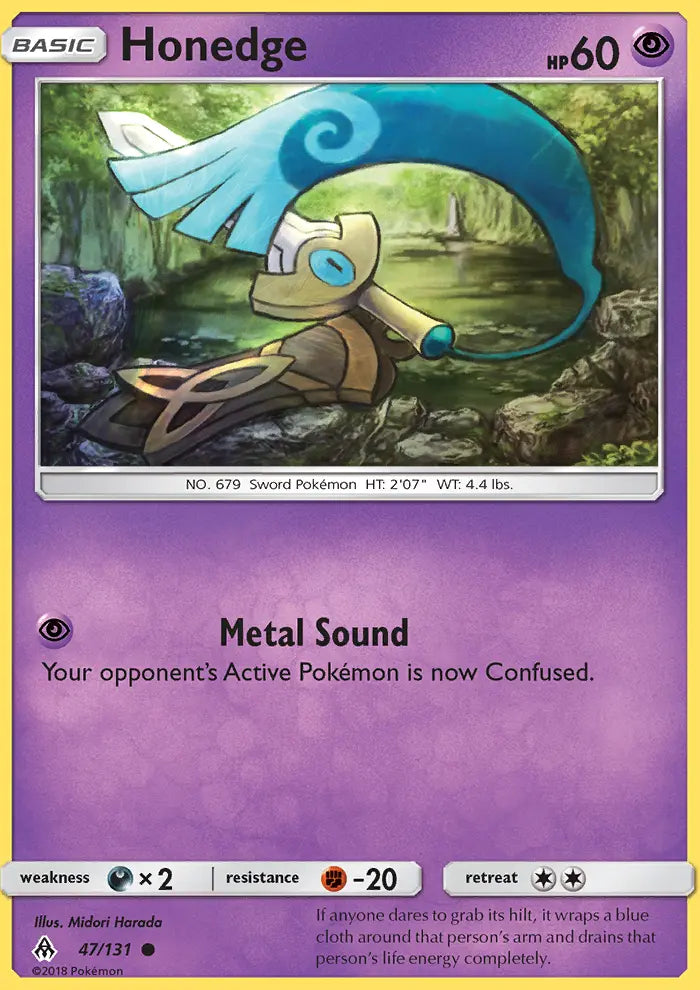 Honedge 47 Forbidden Light Pokesingles