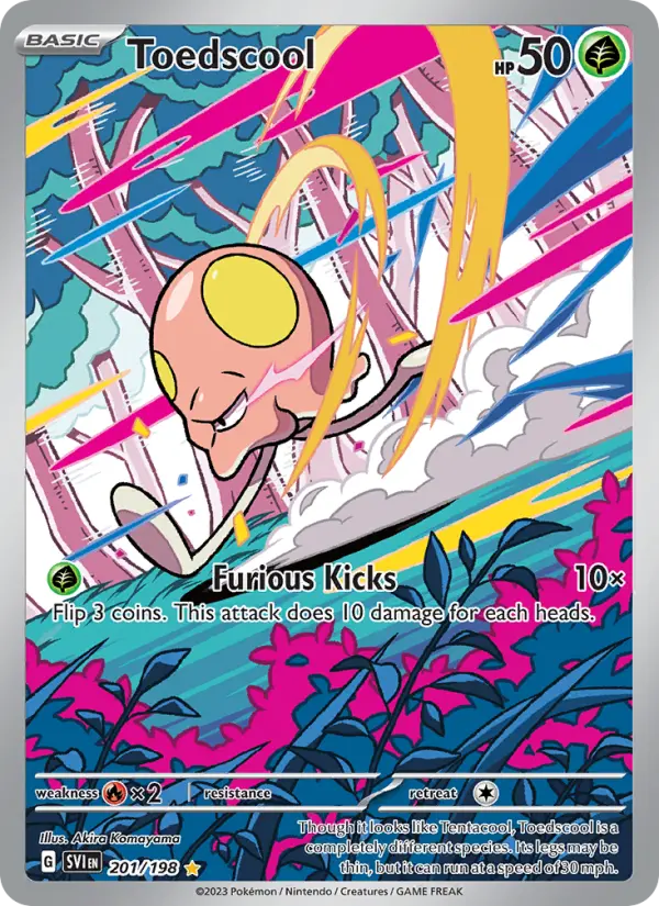 Toedscool 201 Scarlet & Violet Pokesingles
