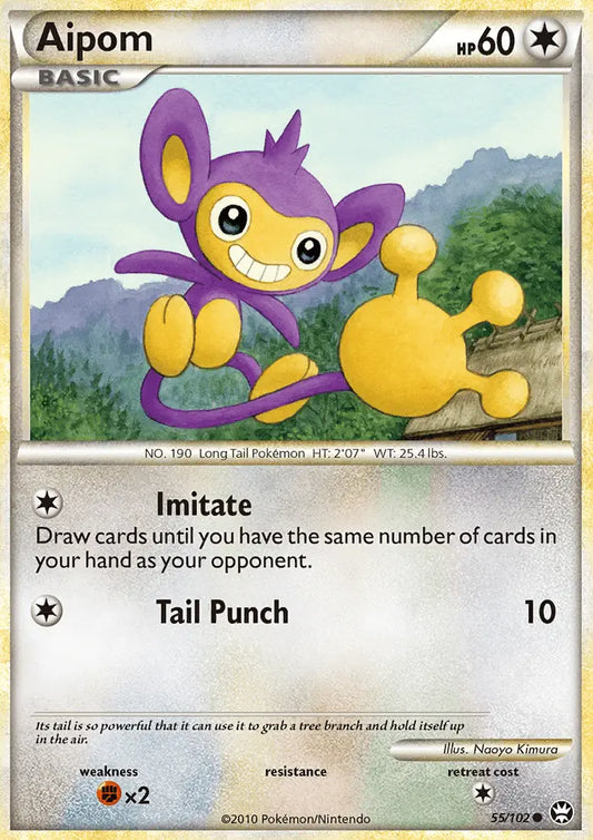 Aipom 55 Triumphant Pokesingles