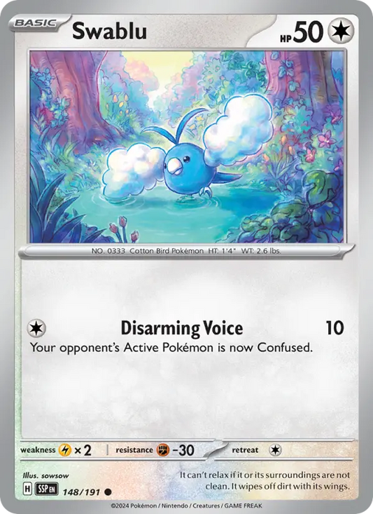 Swablu 148 Surging Sparks Pokesingles