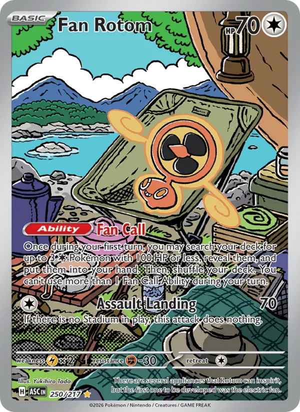 Fan Rotom 250 Ascended Heroes Pokesingles