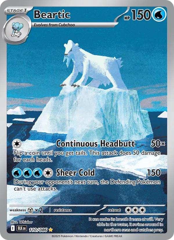 Beartic 110 Black Bolt Pokesingles