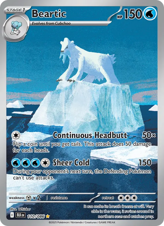 Beartic 110 Black Bolt Pokesingles