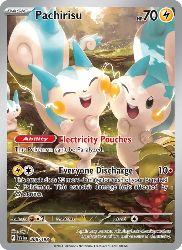 Pachirisu 208 Scarlet & Violet Pokesingles