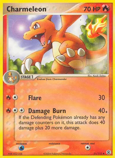Charmeleon 31 FireRed & LeafGreen Pokesingles