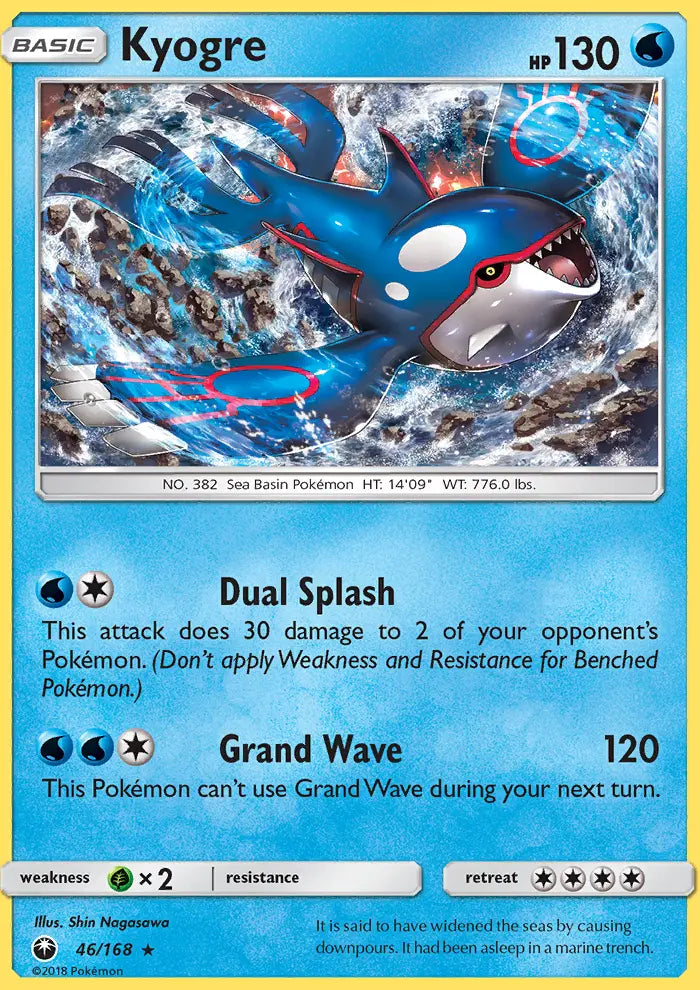 Kyogre 46 Celestial Storm Pokesingles