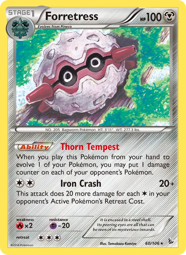 Forretress 60 Flashfire Pokesingles