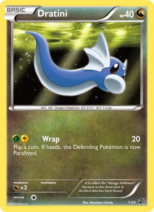 Dratini 1 Dragon Vault Pokesingles